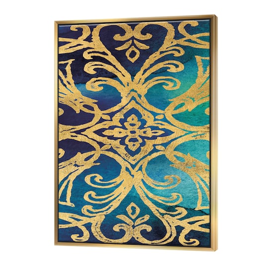Designart - metallic Glam Indigo Form I